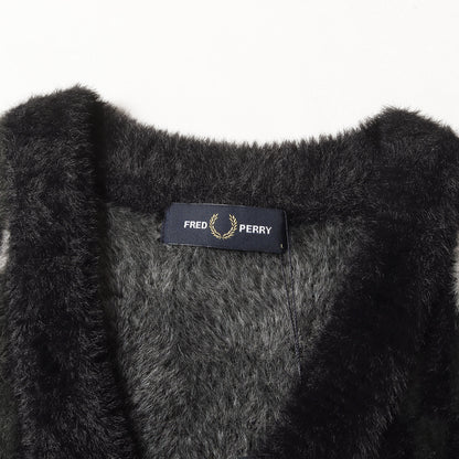 24AW ジオメトリック シャギー ナイロン ニットベスト (Textured Chequerboard Tank K8568)