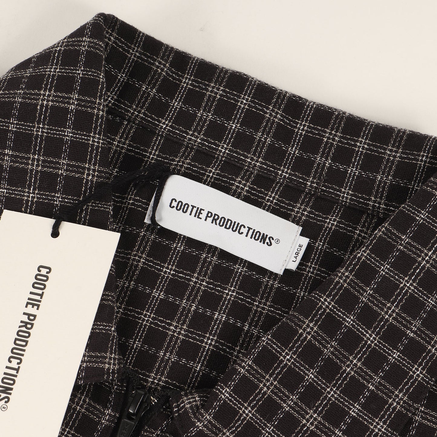 25SS チェック ハーフジップ シャツ (Amundsen Check Overized Half Zip L/S Shirts CTE-24A411)