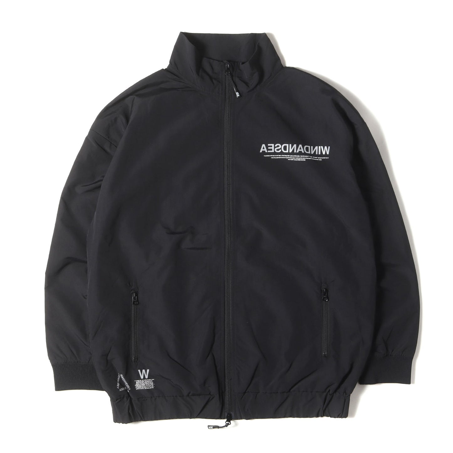 24AW ロゴ ジップアップ ナイロン ブルゾン ジャケット (WDS-O-MTC-24-Q2-JK-01)