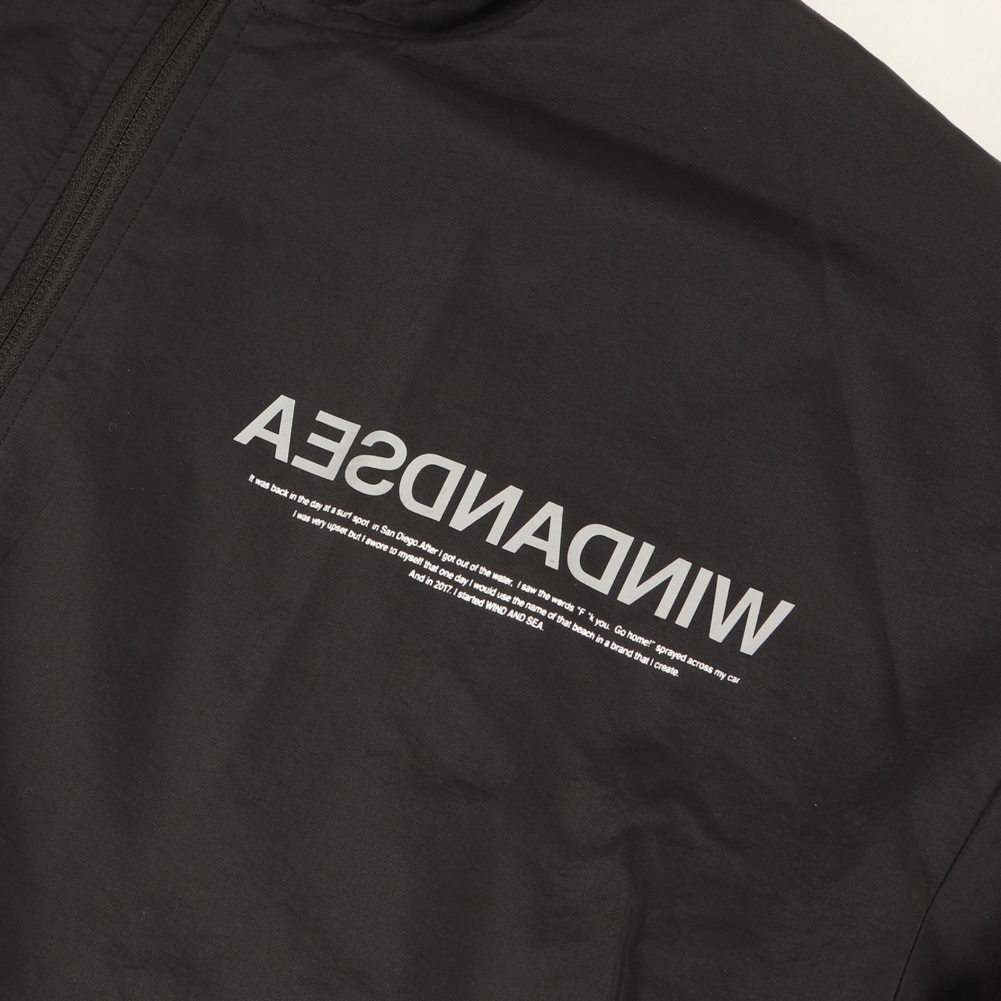 24AW ロゴ ジップアップ ナイロン ブルゾン ジャケット (WDS-O-MTC-24-Q2-JK-01)