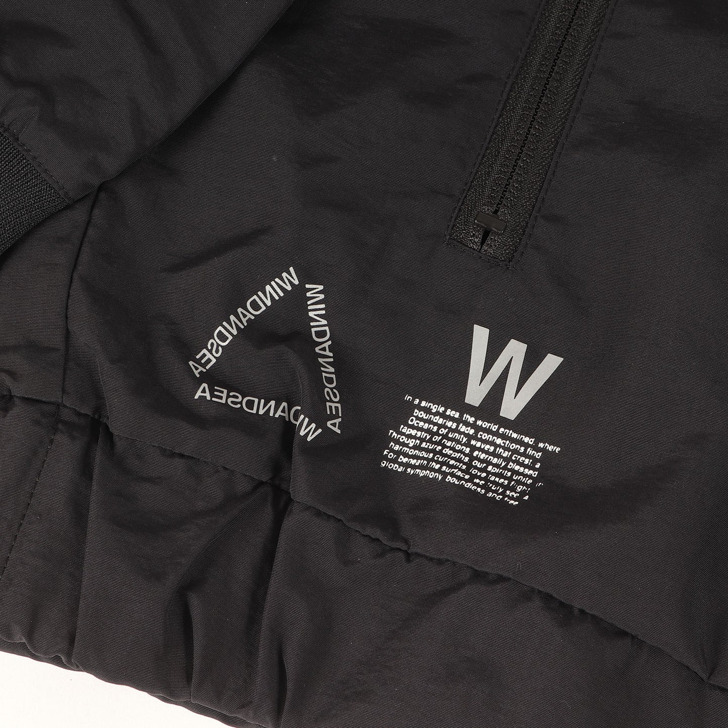 24AW ロゴ ジップアップ ナイロン ブルゾン ジャケット (WDS-O-MTC-24-Q2-JK-01)