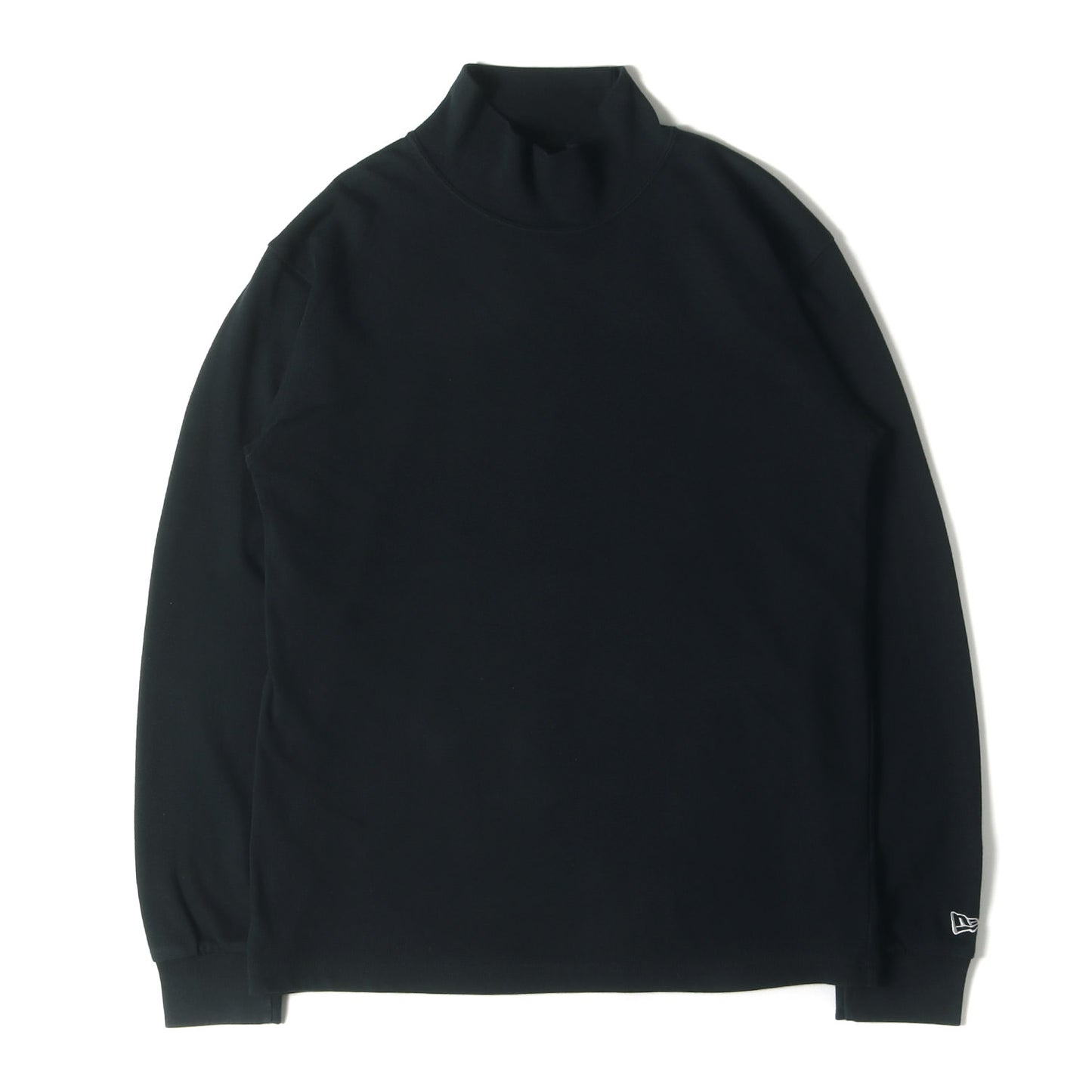 × NEW ERA バックネック ロゴ ハイネック 長袖 Tシャツ (NEW ERA HIGHNECK LS P TEE YY HR-T99-079) / POUR HOMME