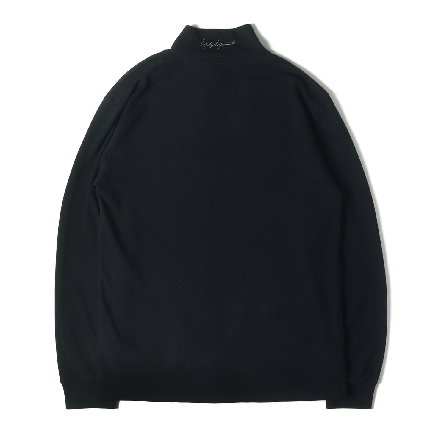 × NEW ERA バックネック ロゴ ハイネック 長袖 Tシャツ (NEW ERA HIGHNECK LS P TEE YY HR-T99-079) / POUR HOMME