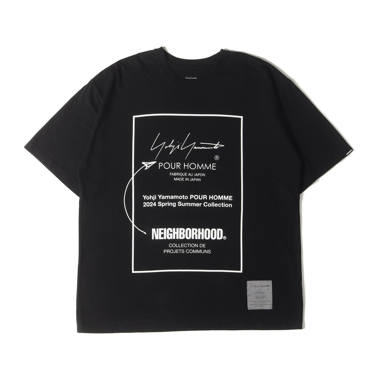 24SS × NEIGHBORHOOD ロゴ Tシャツ (JERSEY PT SHORT SLEEVE T HS-T80-285) / POUR HOMME