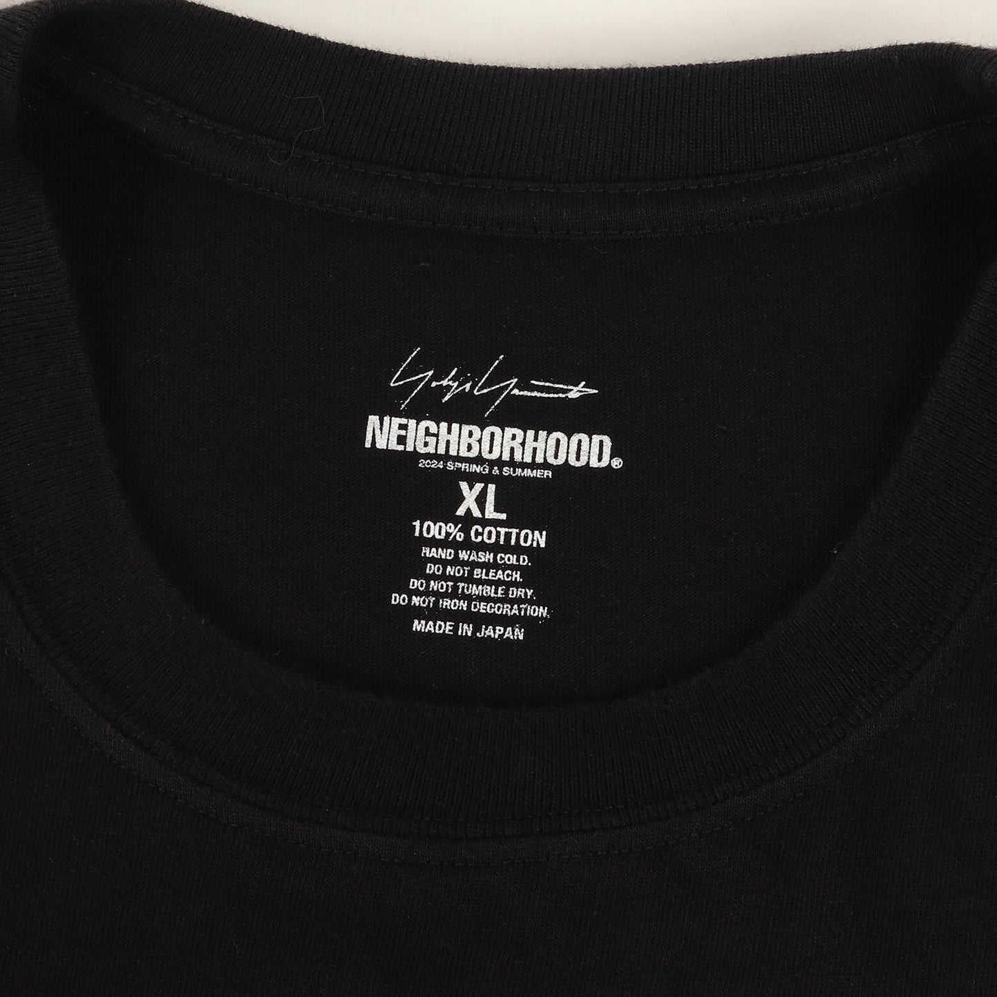 24SS × NEIGHBORHOOD ロゴ Tシャツ (JERSEY PT SHORT SLEEVE T HS-T80-285) / POUR HOMME