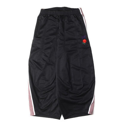 24SS × NEEDLES パピヨン 牡丹 刺繍 ヒザデル トラック パンツ (WILDSIDE × NEEDLES H.D. Track Pant NS1723)