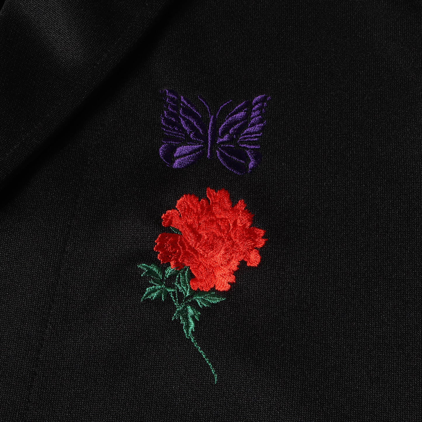 24SS × NEEDLES パピヨン 牡丹 刺繍 2B テーラード ジャケット (WILDSIDE × NEEDLES 2B JACKET NS1721)