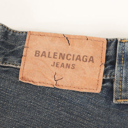 25SS クラッシュ加工 デニム バギー パンツ (BAGGY PANTS 824299 TSW71) / JEANS