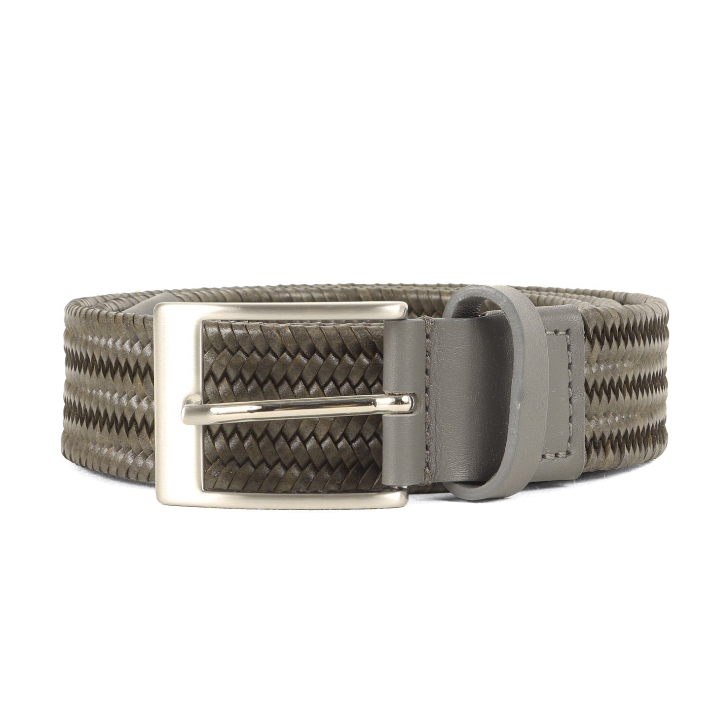 メッシュ レザー ベルト