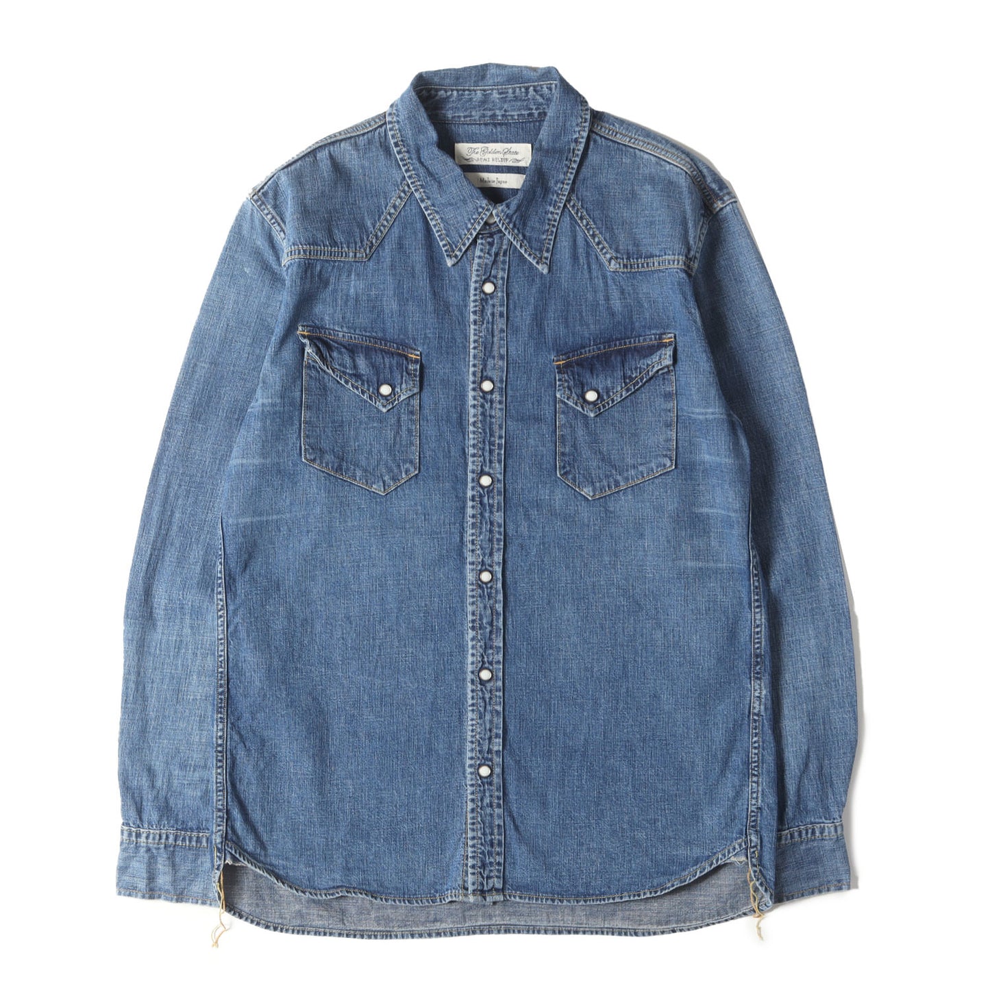 ヴィンテージ加工 デニム ウエスタン シャツ / MADE IN JAPAN