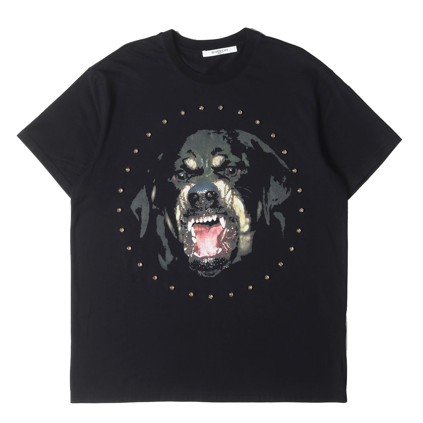 クリスタル スタッズ ロットワイラー グラフィック Tシャツ (14Z 7720 483)