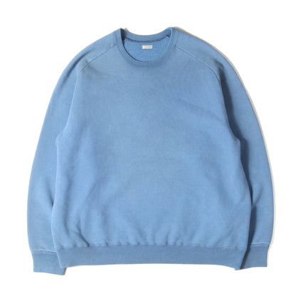 24SS ヴィンテージ加工 ラグラン スウェット (Vintage Sweatshirt 24SAP-05-01K) / 裏起毛
