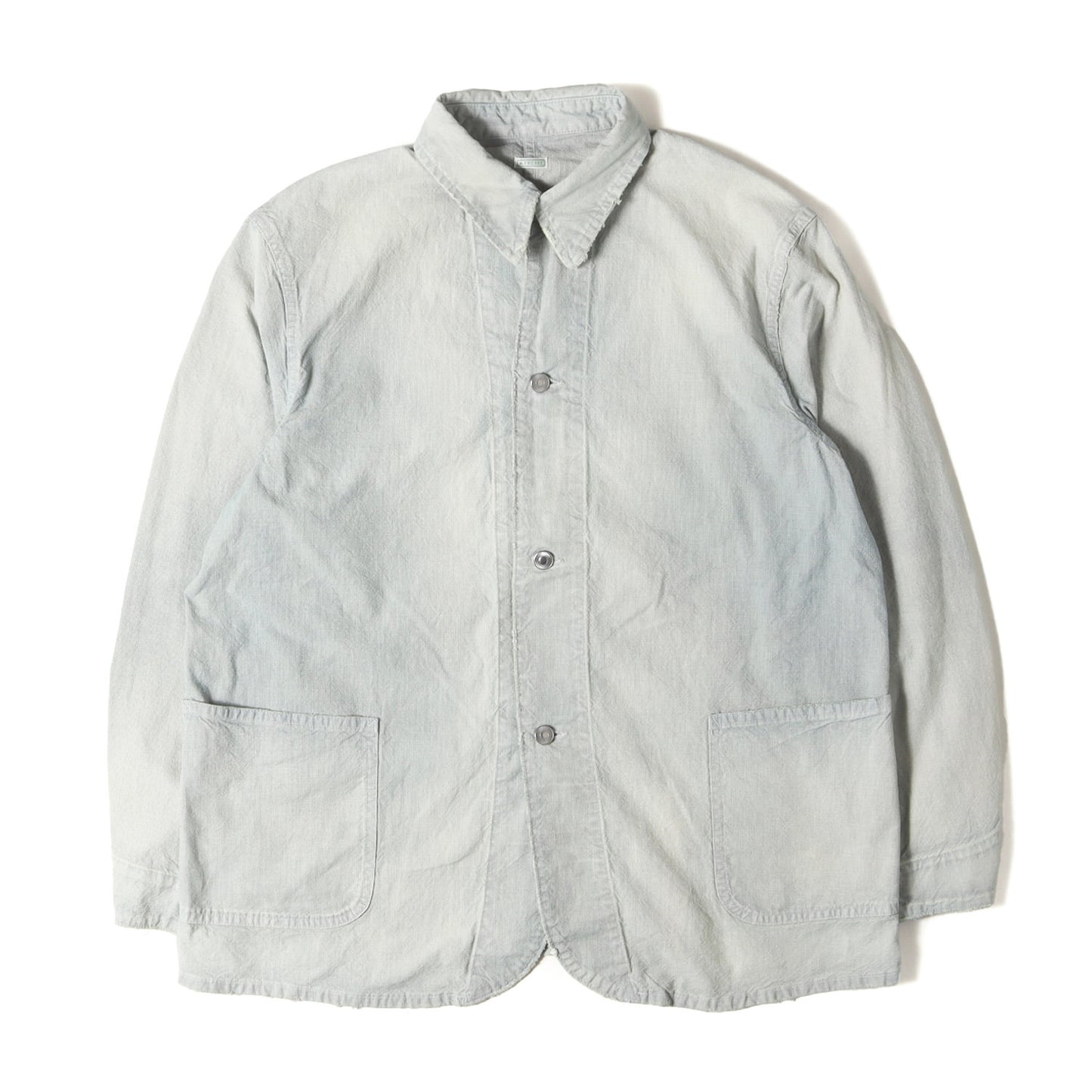 25SS インディゴ ピンチェック カバーオール コート (Indigo Pin Check Coverall 25SAP-01-27H)