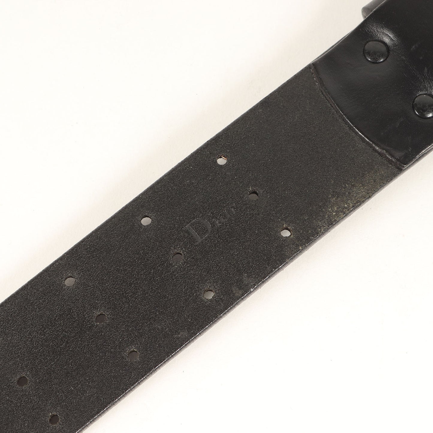 06SS トリプルピン スクエアバックル レザー ベルト