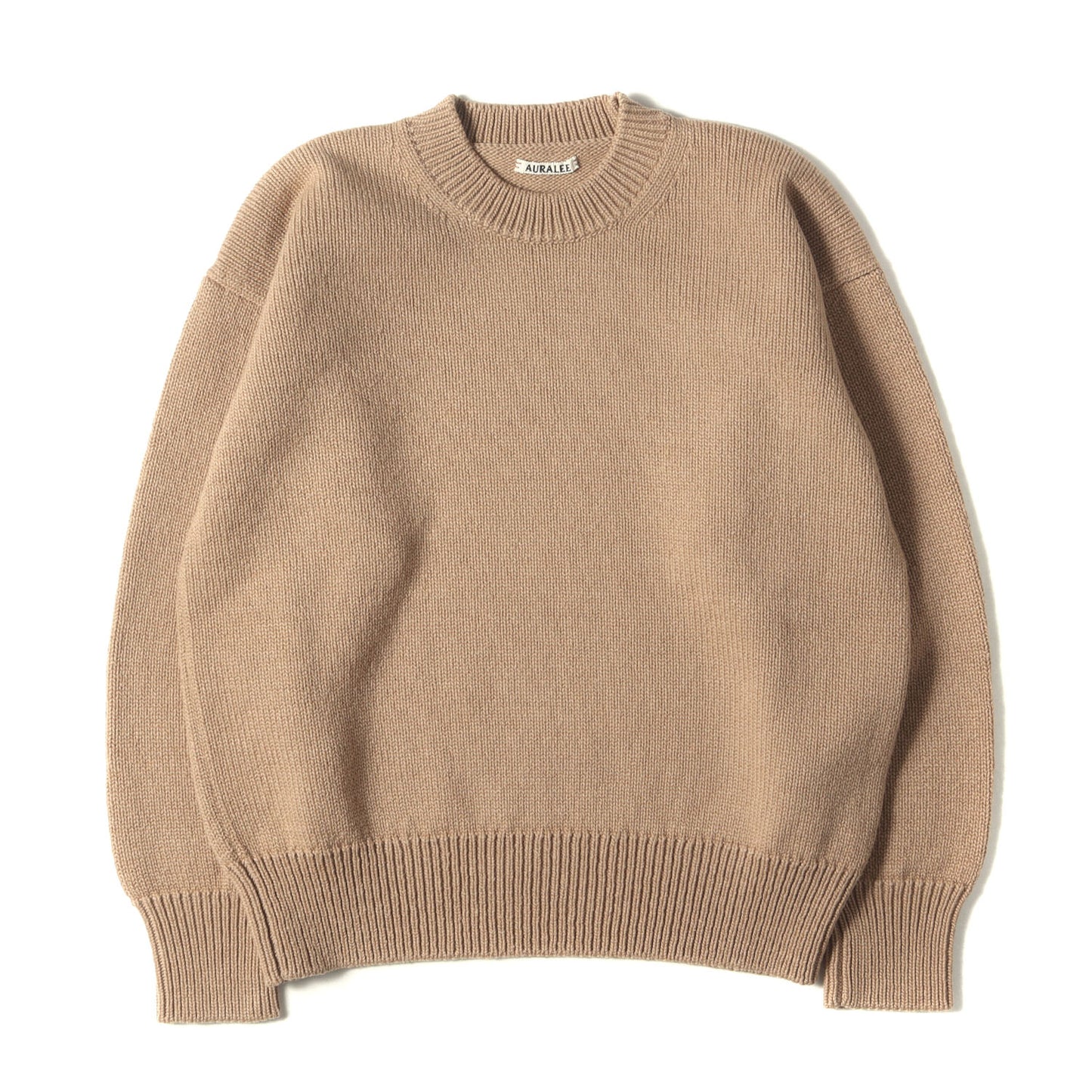クルーネック ウール ニット セーター (FELT WOOL YARN KNIT P/O A8AP01FU)