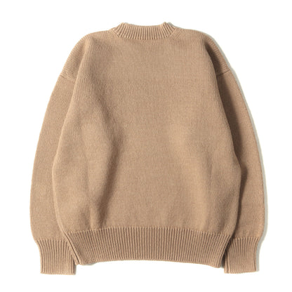 クルーネック ウール ニット セーター (FELT WOOL YARN KNIT P/O A8AP01FU)