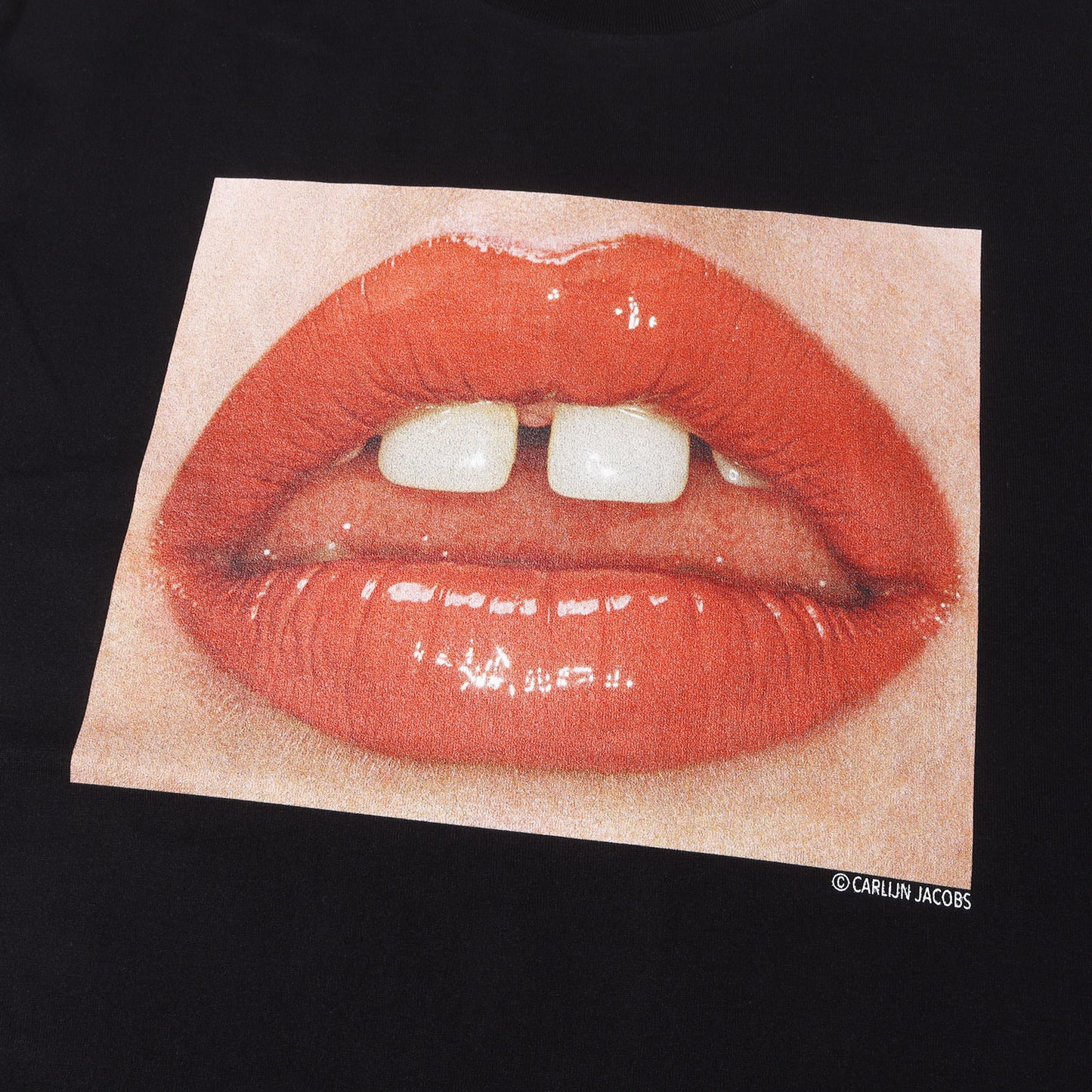 23AW × Stie-lo × Carlijn Jacobs フォトグラフィック Tシャツ (Carlijn Jacobs × Stie-lo Lips T-SH 23MND-STL008)