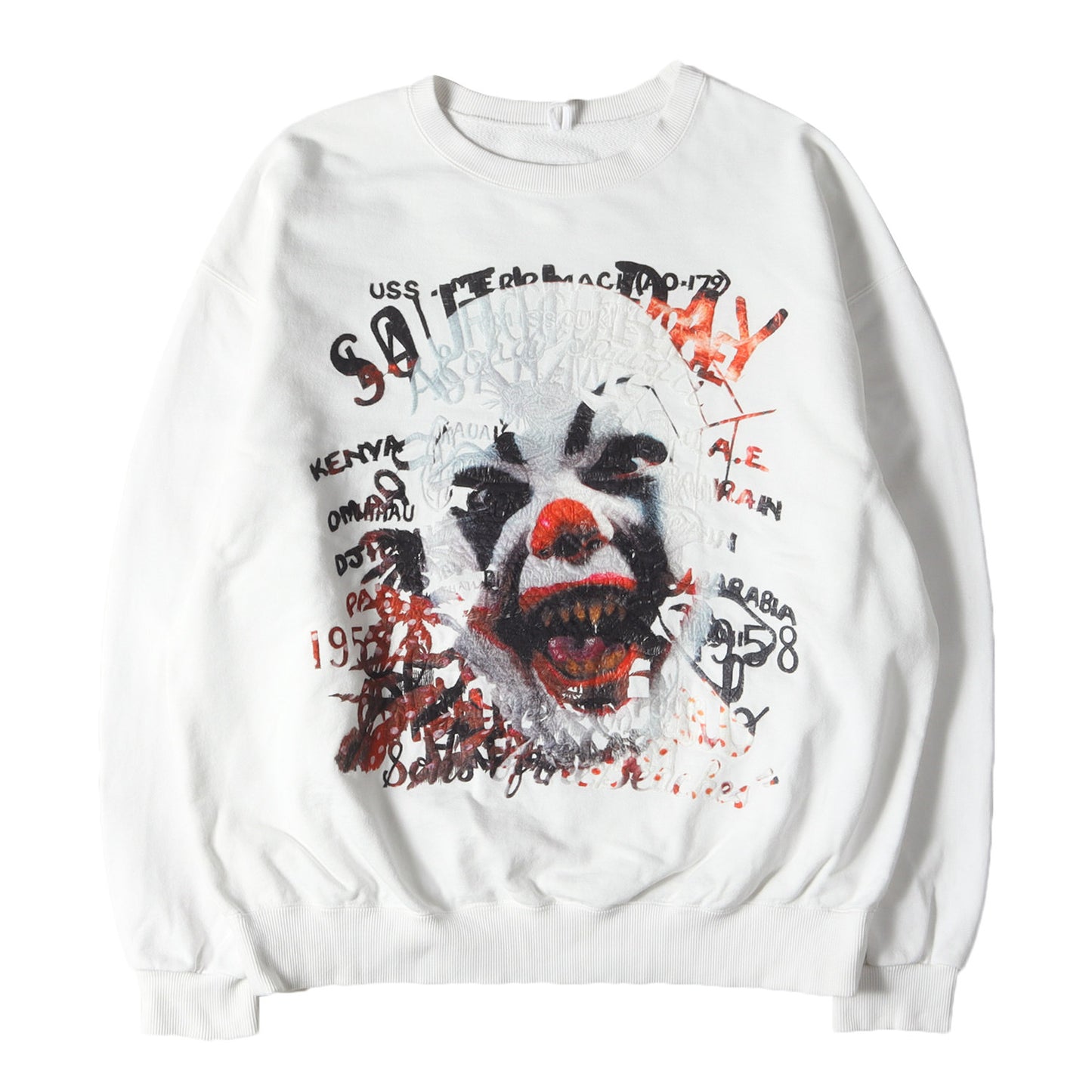 グラフィック 刺繍 スウェット (HORROR EMBROIDERY SWEAT SHIRT 19AW29CS141) / 裏毛