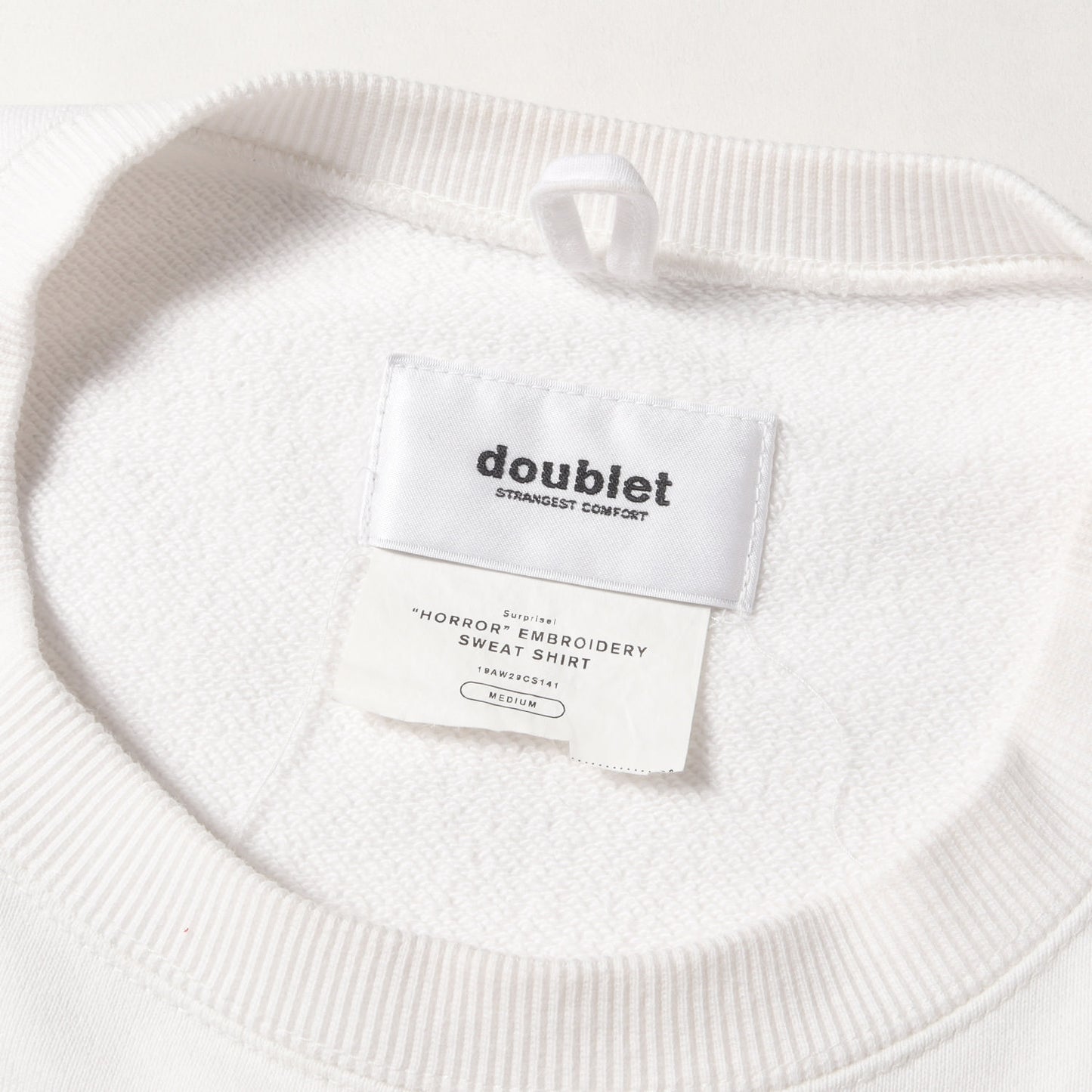 グラフィック 刺繍 スウェット (HORROR EMBROIDERY SWEAT SHIRT 19AW29CS141) / 裏毛