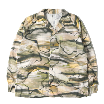 オープンカラー 長袖 アロハ シャツ (LONG SLEEVE ALOHA SHIRT 232315) / MADE IN JAPAN