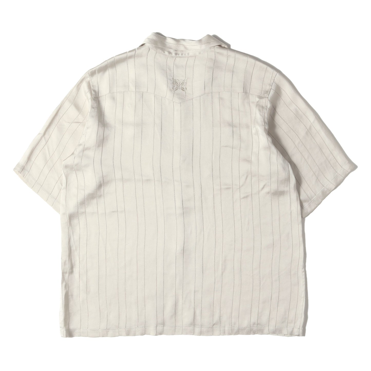 24SS パピヨン 刺繍 チェーンステッチ ストライプ 半袖 カウボーイ シャツ (S/S Cowboy One-Up Shirt OT202)