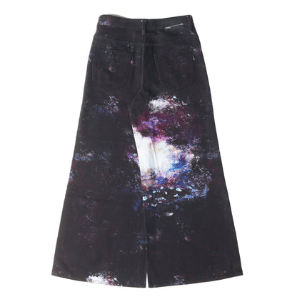24SS 総柄 フレア デニム パンツ (12oz DENIM WONDER LAND FLARE PANTS 2124-515)