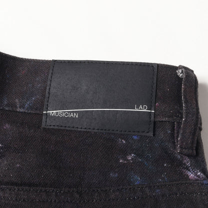 24SS 総柄 フレア デニム パンツ (12oz DENIM WONDER LAND FLARE PANTS 2124-515)