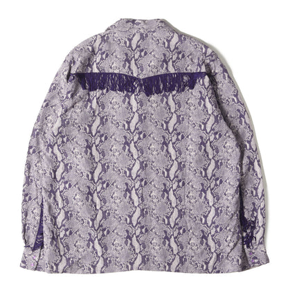 24SS フリンジ パイソン ウエスタン シャツ (FRINGE ONE-UP SHIRT OT194)