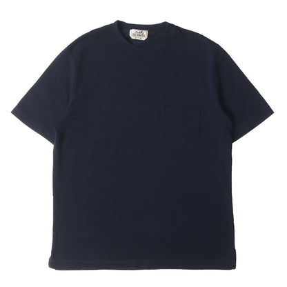 Hロゴ 刺繍 ポケット ピケ Tシャツ