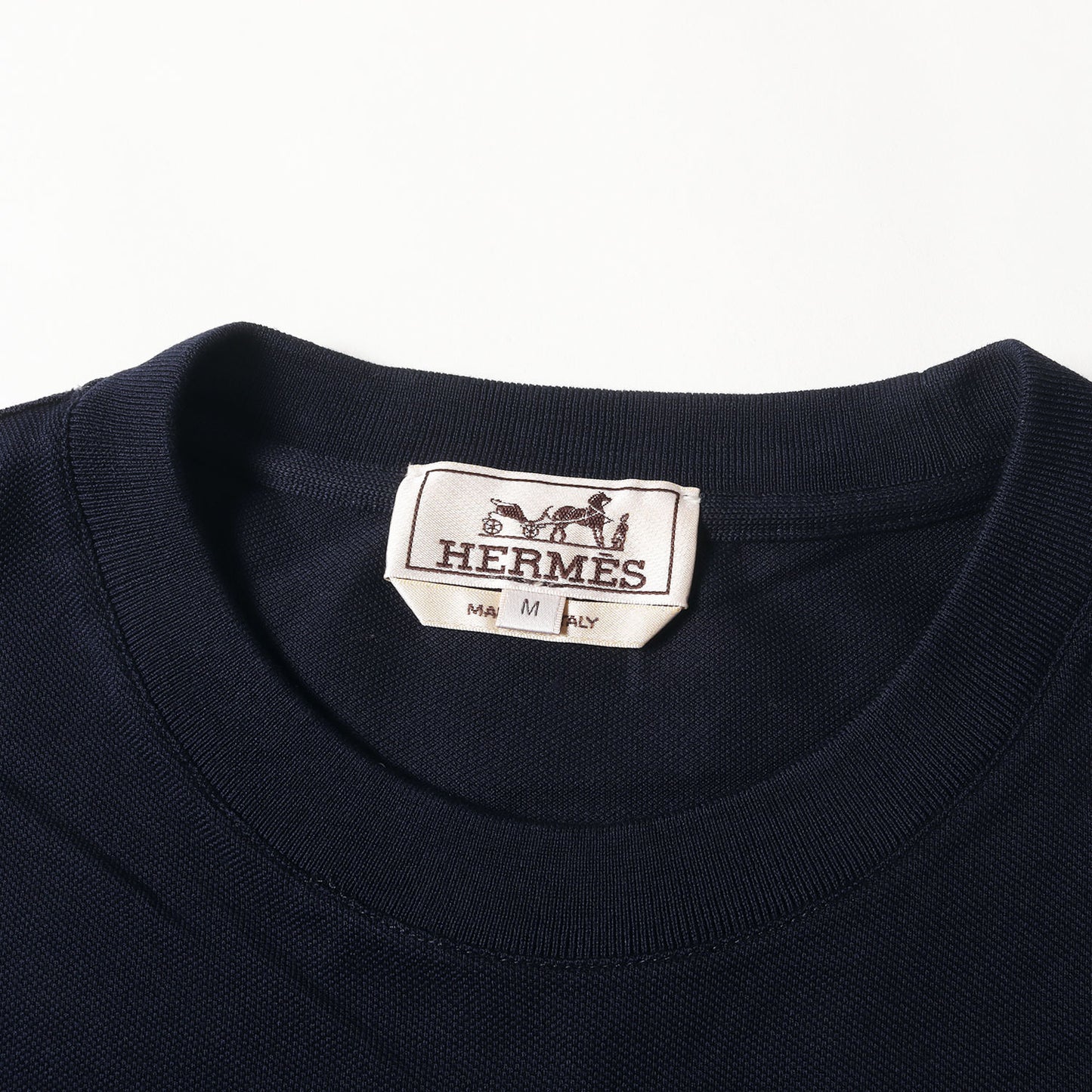 Hロゴ 刺繍 ポケット ピケ Tシャツ