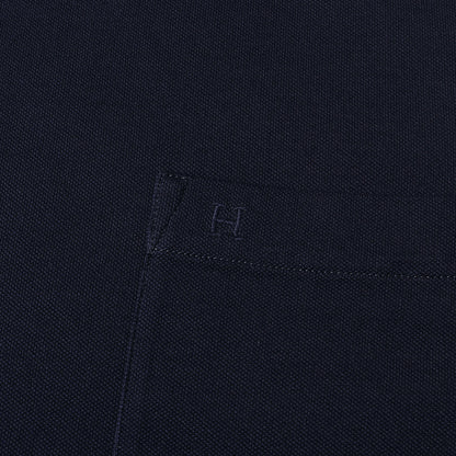 Hロゴ 刺繍 ポケット ピケ Tシャツ