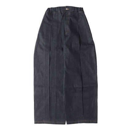 23AW プリーツ ボックス デニム トラウザー パンツ (BOX PLEAT TROUSER DENIM S074) / ジッパーフライ