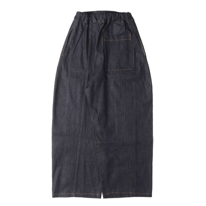 23AW プリーツ ボックス デニム トラウザー パンツ (BOX PLEAT TROUSER DENIM S074) / ジッパーフライ