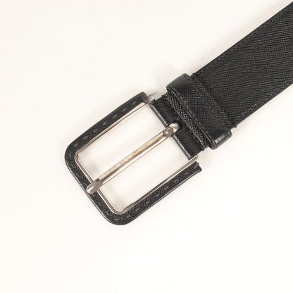 スクエアバックル サフィアーノレザー フォーマル ベルト