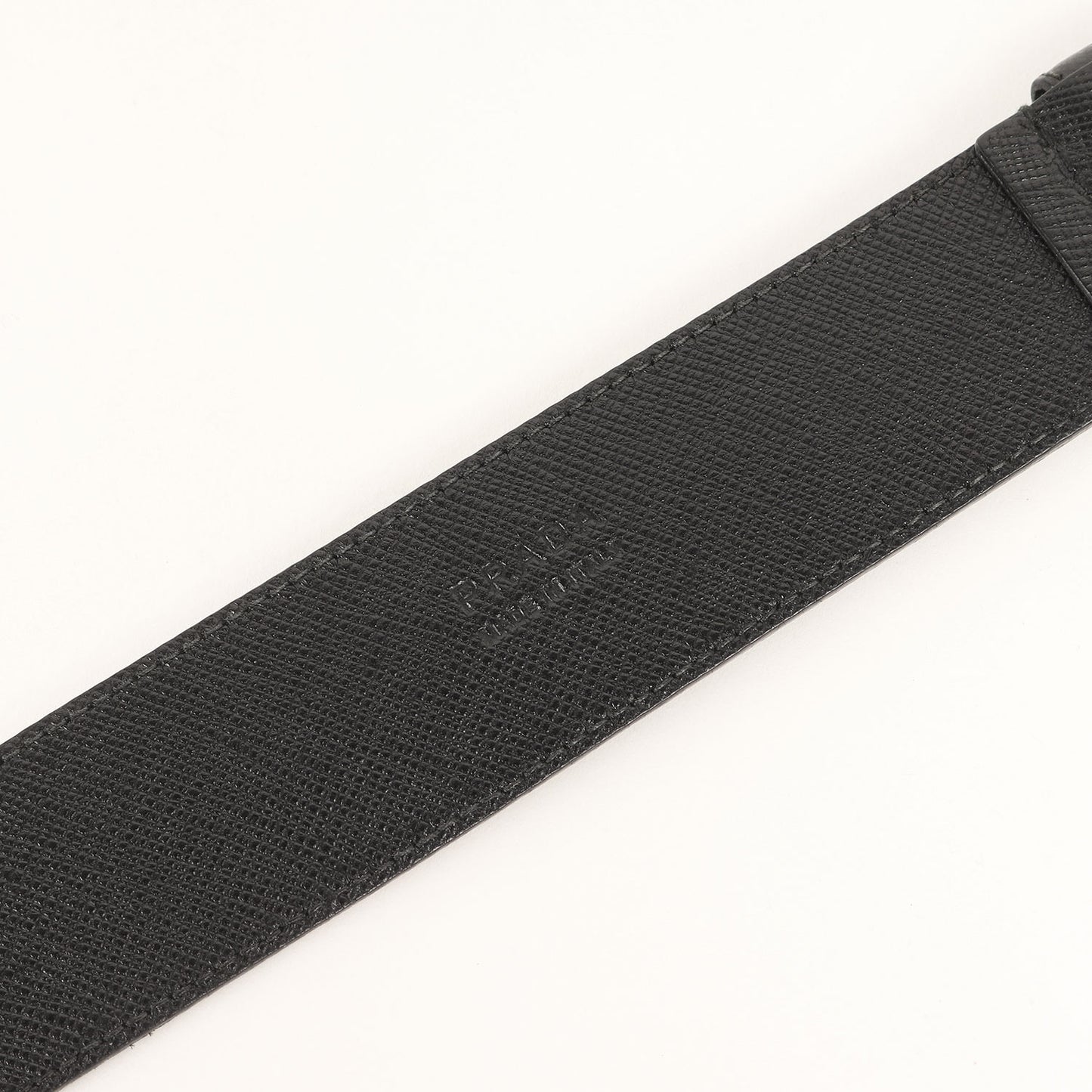 スクエアバックル サフィアーノレザー フォーマル ベルト