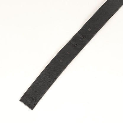 スクエアバックル サフィアーノレザー フォーマル ベルト