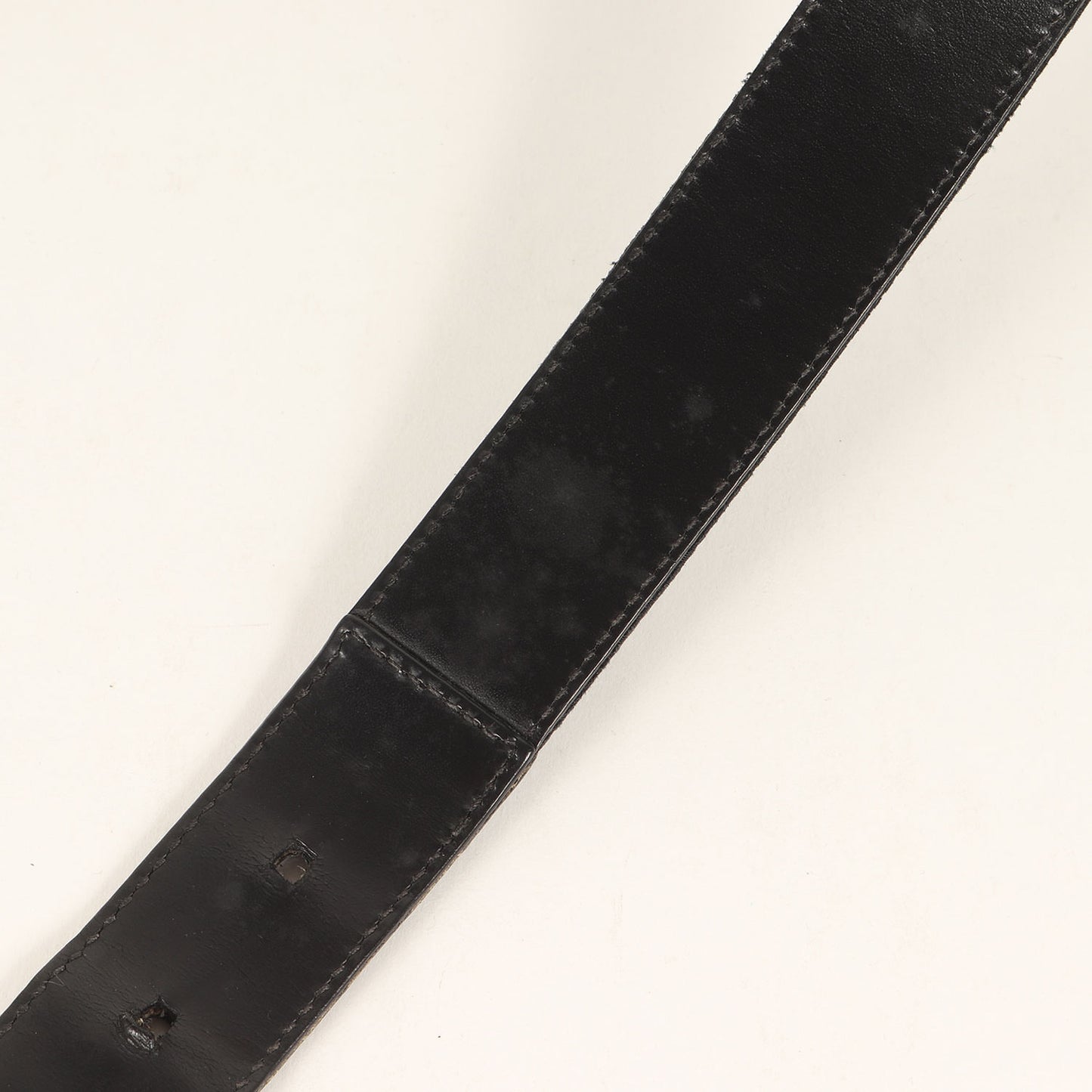 リバーシブル スクエアバックル GGキャンバス レザー ベルト (121295)