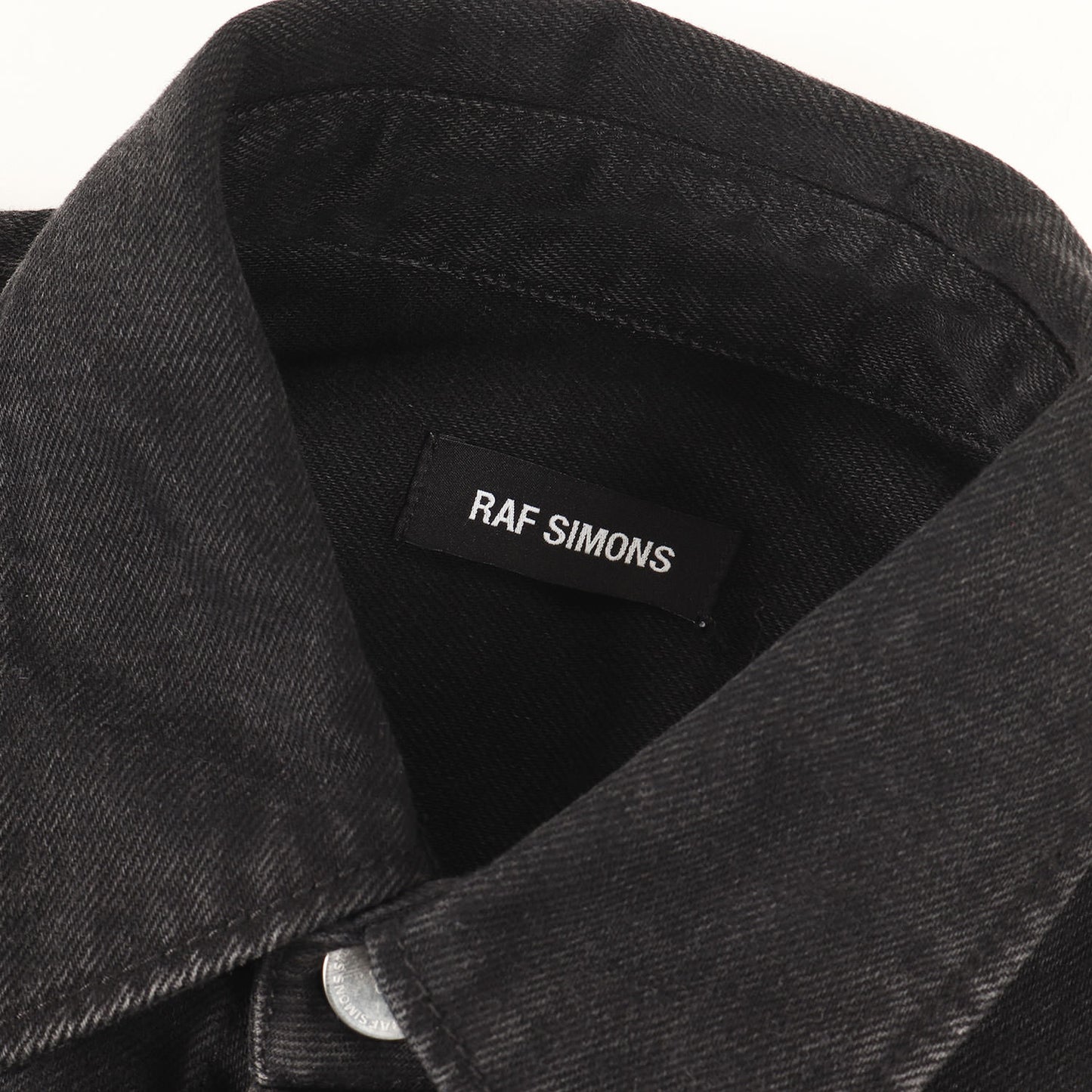 ブラックデニム イージー フィット シャツ (DENIM EASY FIT SHIRT 182-248)