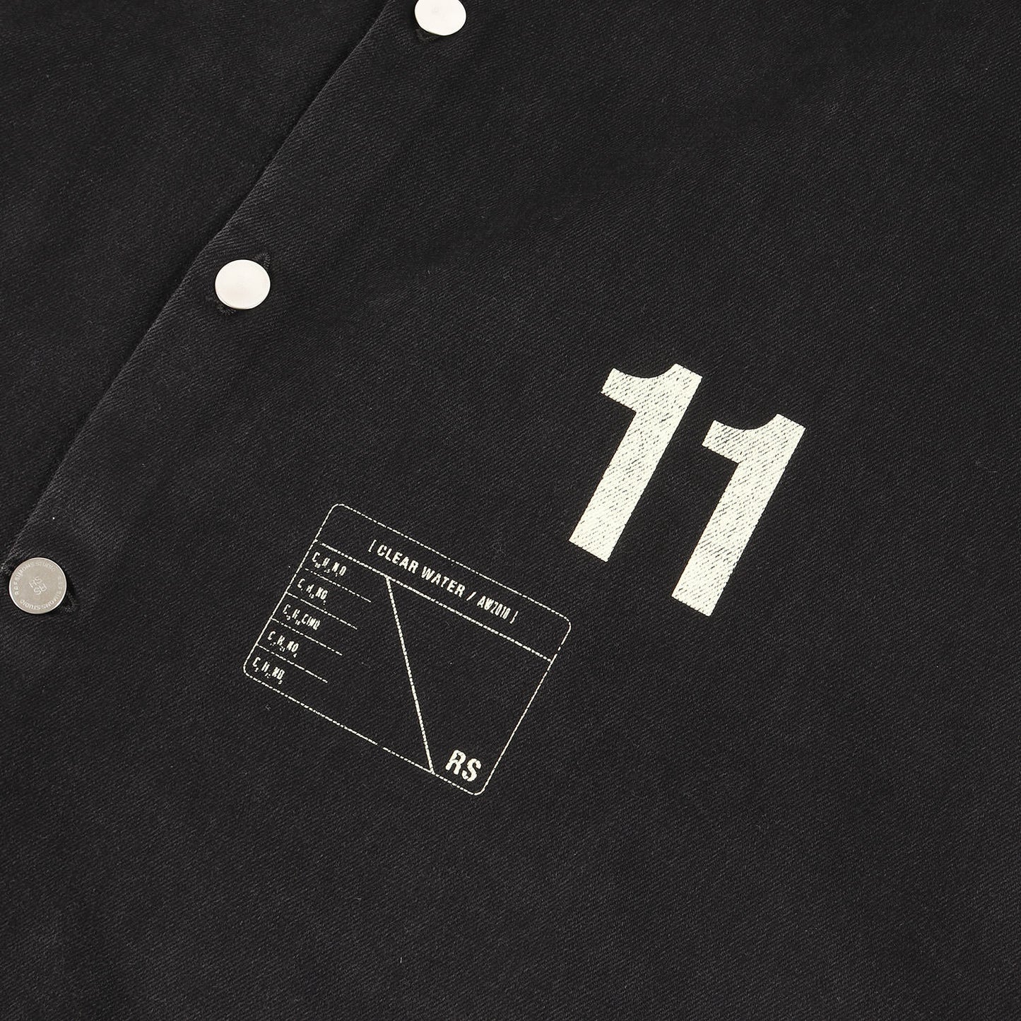 ブラックデニム イージー フィット シャツ (DENIM EASY FIT SHIRT 182-248)