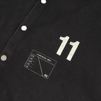 ブラックデニム イージー フィット シャツ (DENIM EASY FIT SHIRT 182-248)