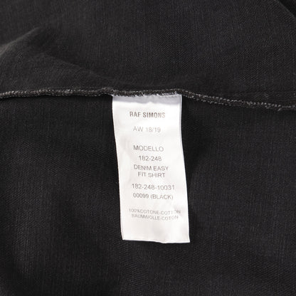 ブラックデニム イージー フィット シャツ (DENIM EASY FIT SHIRT 182-248)