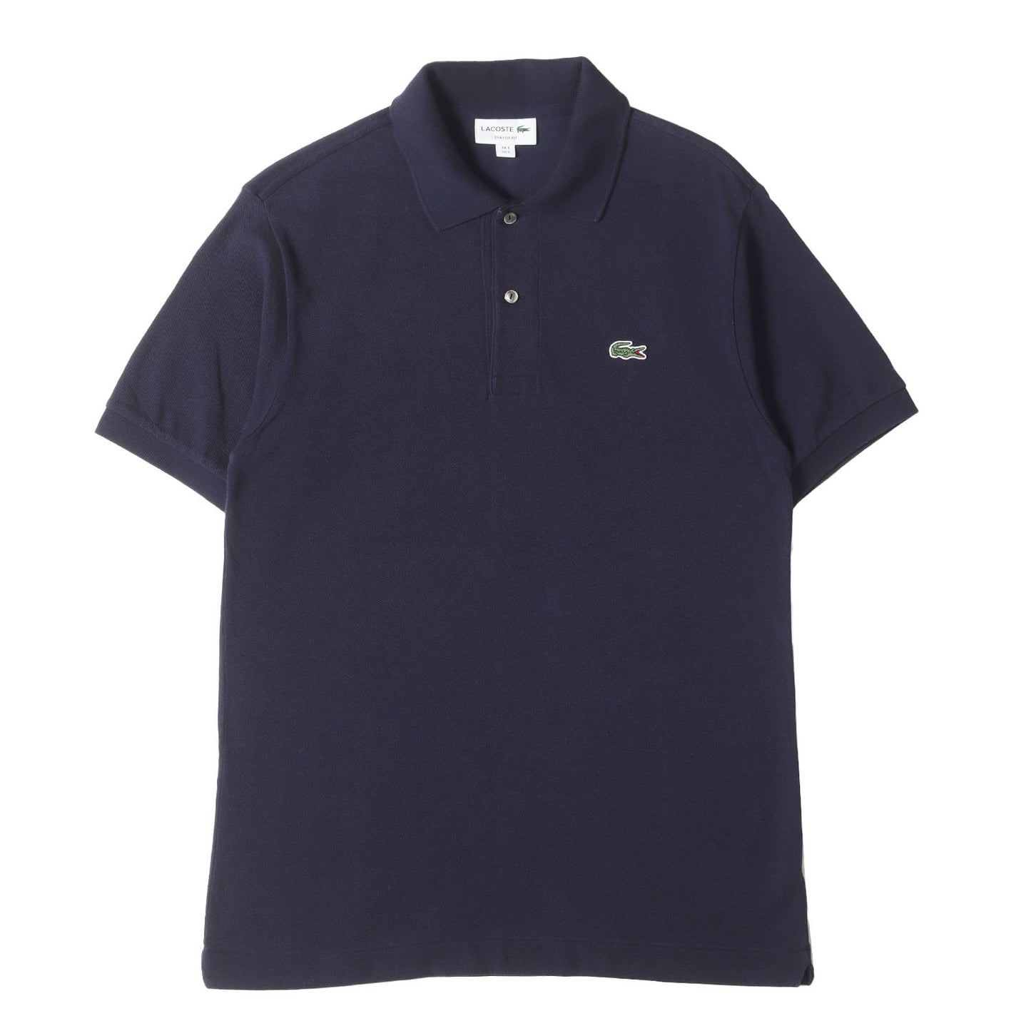 ワンポイント ワニ ワッペン 刺繍 ピケ ポロシャツ (L1212AL) / CLASSIC FIT MADE IN JAPAN