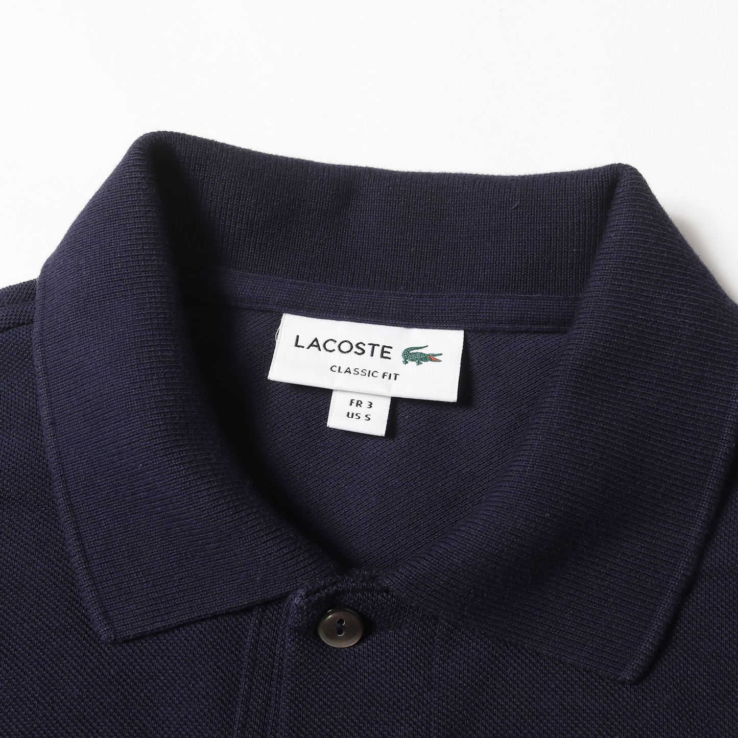 ワンポイント ワニ ワッペン 刺繍 ピケ ポロシャツ (L1212AL) / CLASSIC FIT MADE IN JAPAN