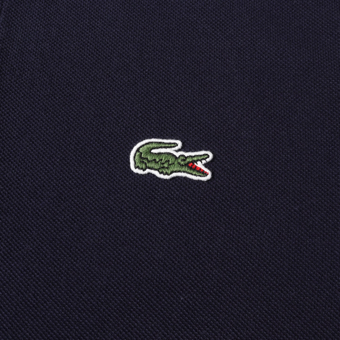 ワンポイント ワニ ワッペン 刺繍 ピケ ポロシャツ (L1212AL) / CLASSIC FIT MADE IN JAPAN