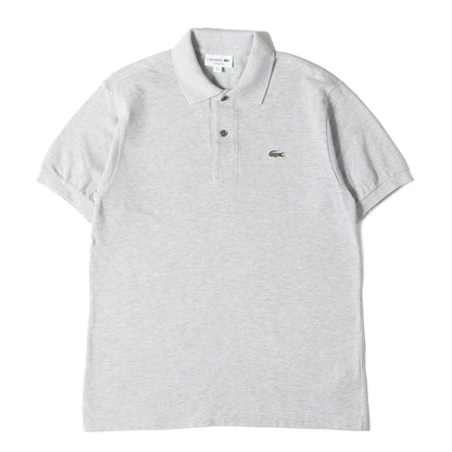 ワンポイント ワニ ワッペン 刺繍 ピケ ポロシャツ (L1212AL) / CLASSIC FIT MADE IN JAPAN