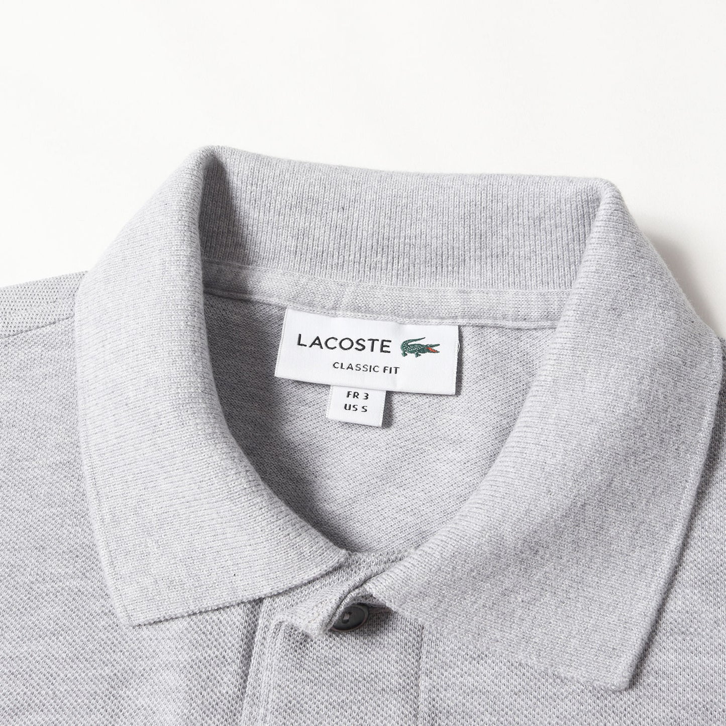 ワンポイント ワニ ワッペン 刺繍 ピケ ポロシャツ (L1212AL) / CLASSIC FIT MADE IN JAPAN