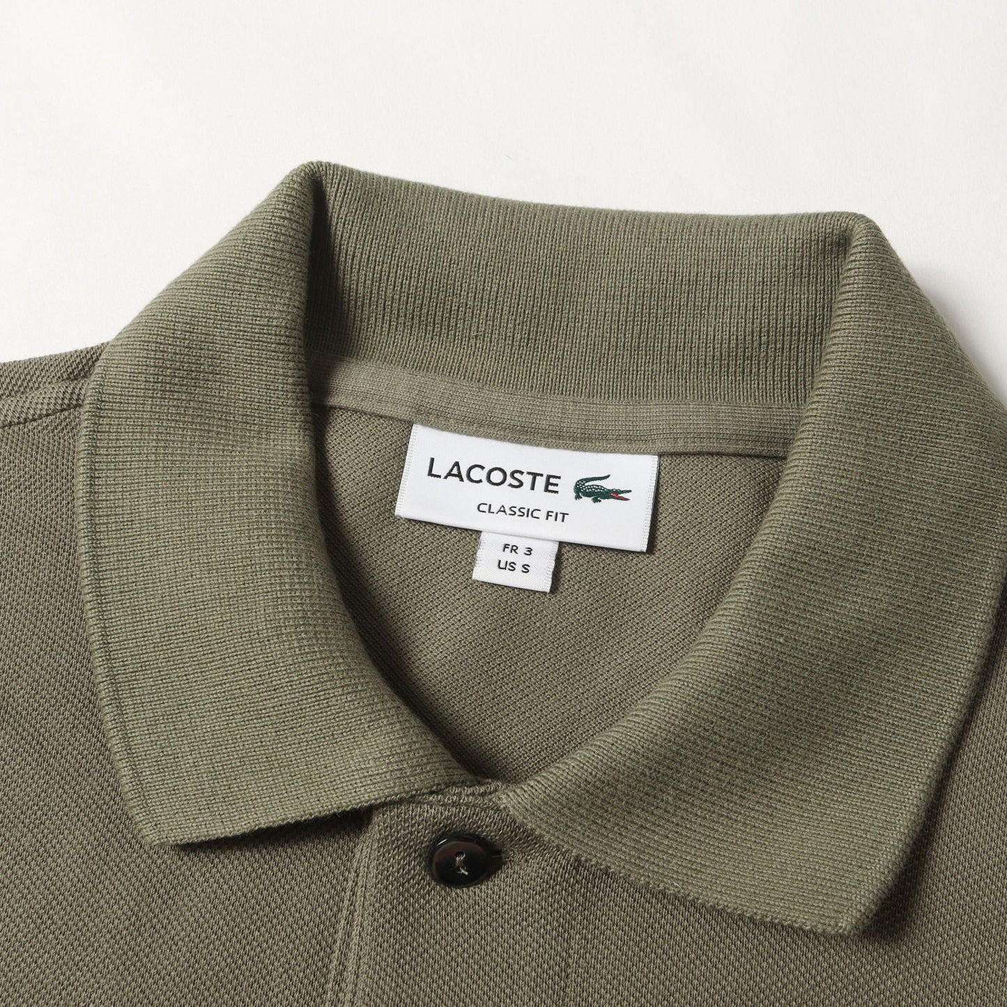 ワンポイント ワニ ワッペン 刺繍 ピケ ポロシャツ (L1212AL) / CLASSIC FIT MADE IN JAPAN