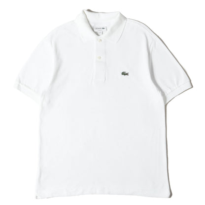 ワンポイント ワニワッペン 刺繍 ピケ ポロシャツ (F8455) / CLASSIC FIT