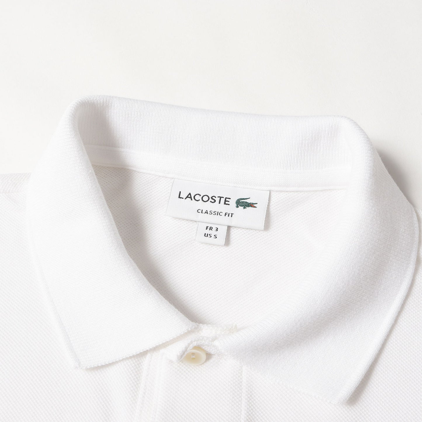 ワンポイント ワニ ワッペン 刺繍 ピケ ポロシャツ (L1212AL) / CLASSIC FIT MADE IN JAPAN