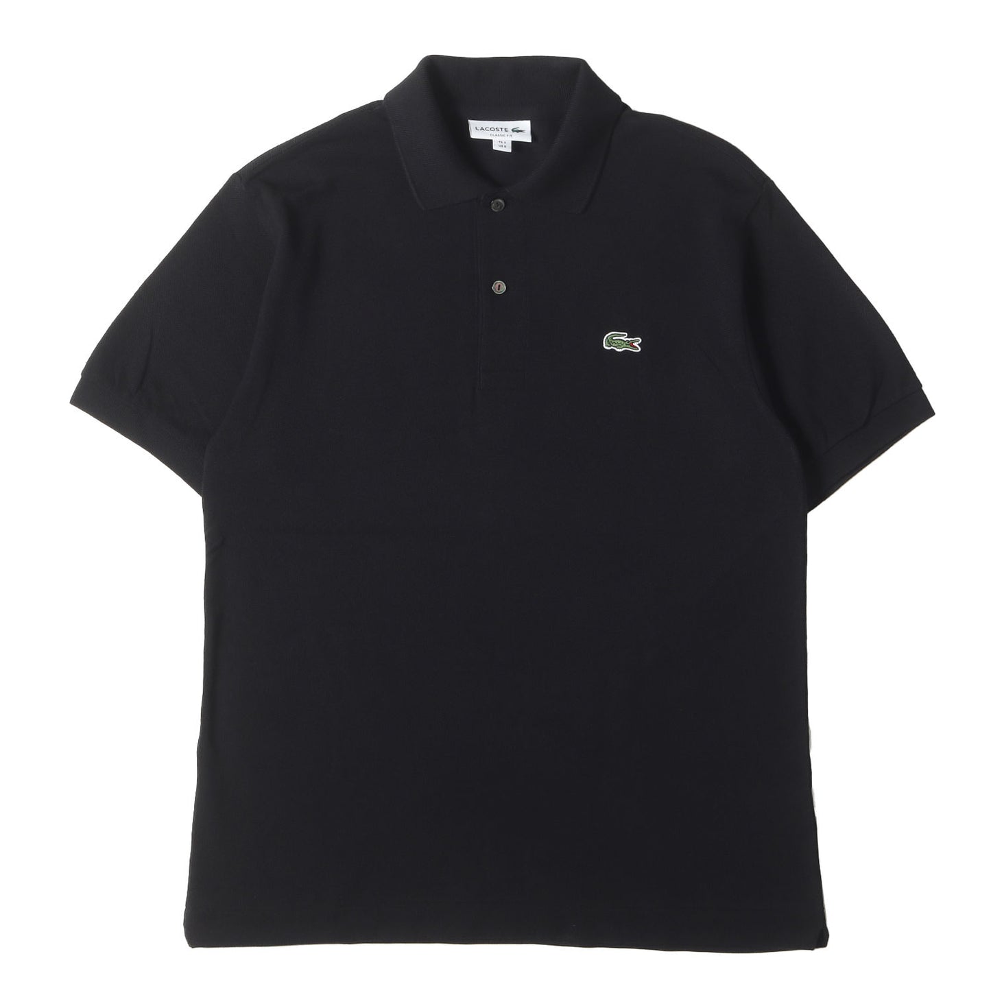 ワンポイント ワニ ワッペン 刺繍 ピケ ポロシャツ (L1212AL) / CLASSIC FIT MADE IN JAPAN